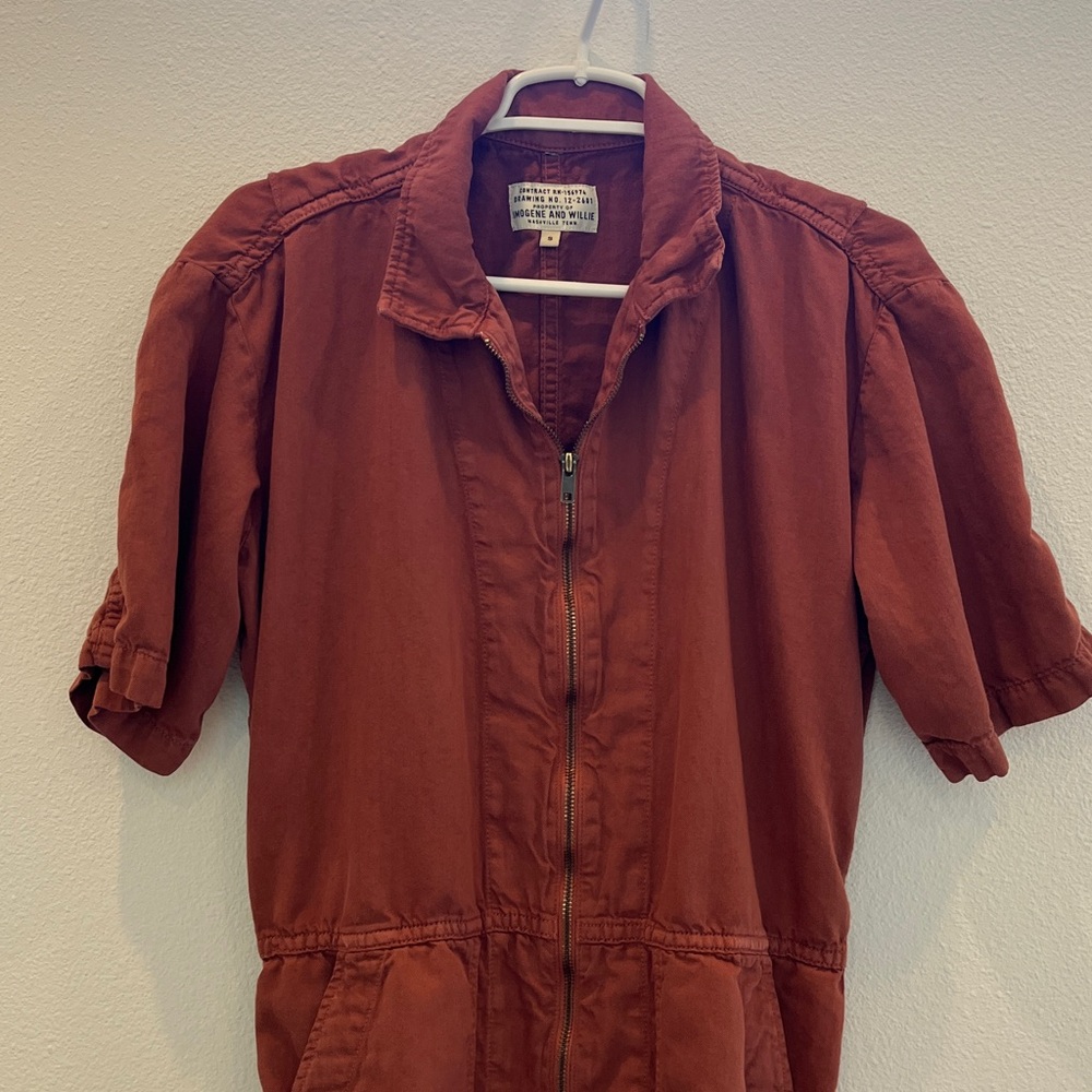 Imogene + Willie Terracotta Coveralls size S - Picture 6 of 11